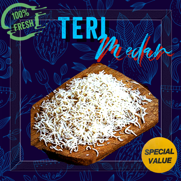 

IKAN TERI MEDAN PUTIH / TERI NASI MEDAN Per 100 Gr