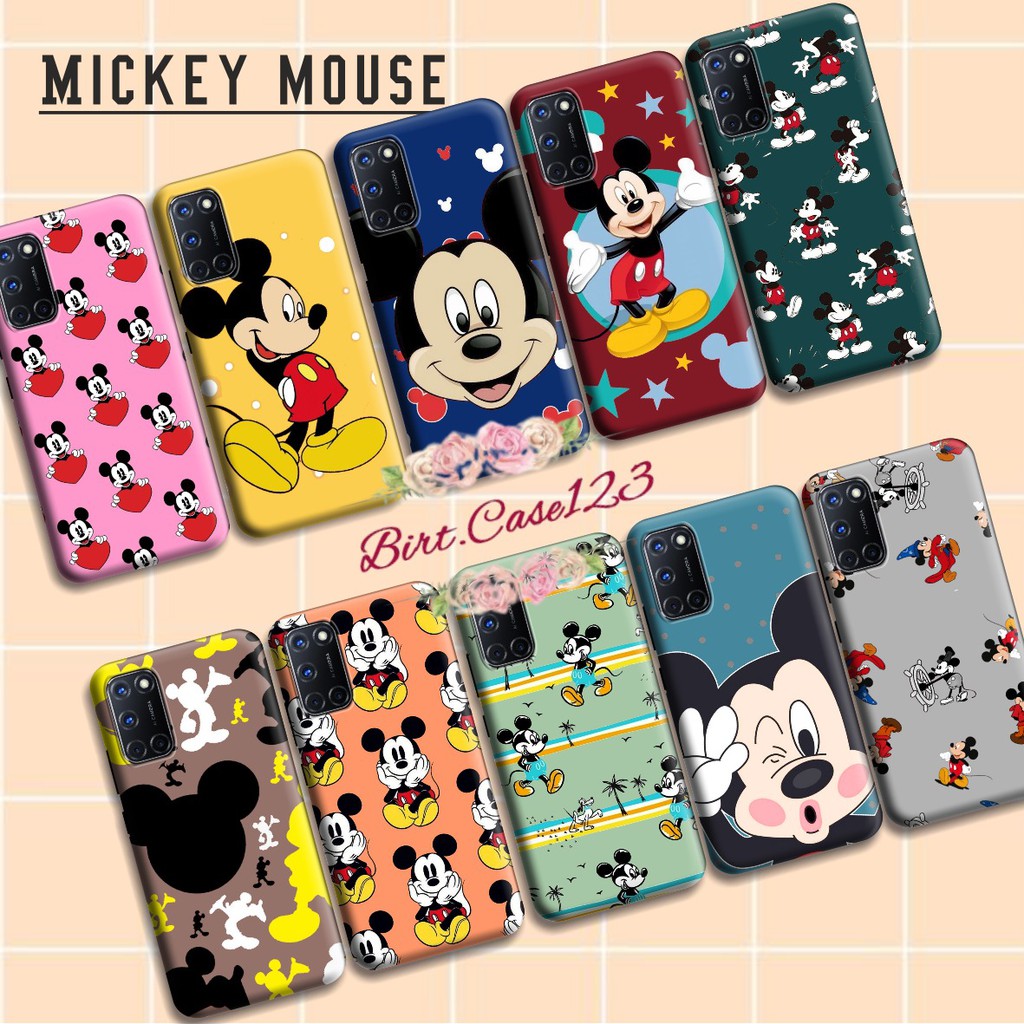 Softcase MICKEY MOUSE Oppo A3s A1k A5 A9 2020 A7 F9 A5s A31 A52 A92 A37 A53 A83 F1s F11 Pro BC770