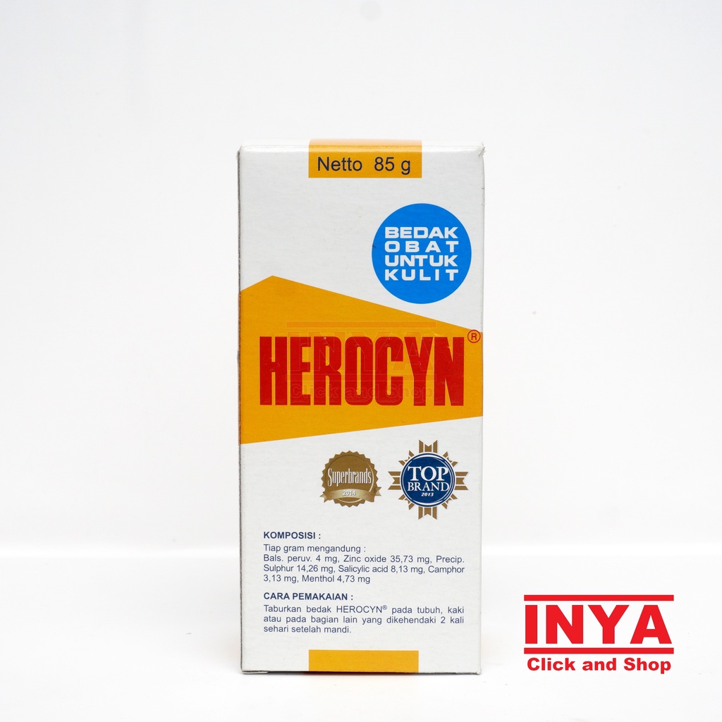 HEROCYN MEDICATED SKIN POWDER 85ml - Bedak Obat Untuk Kulit