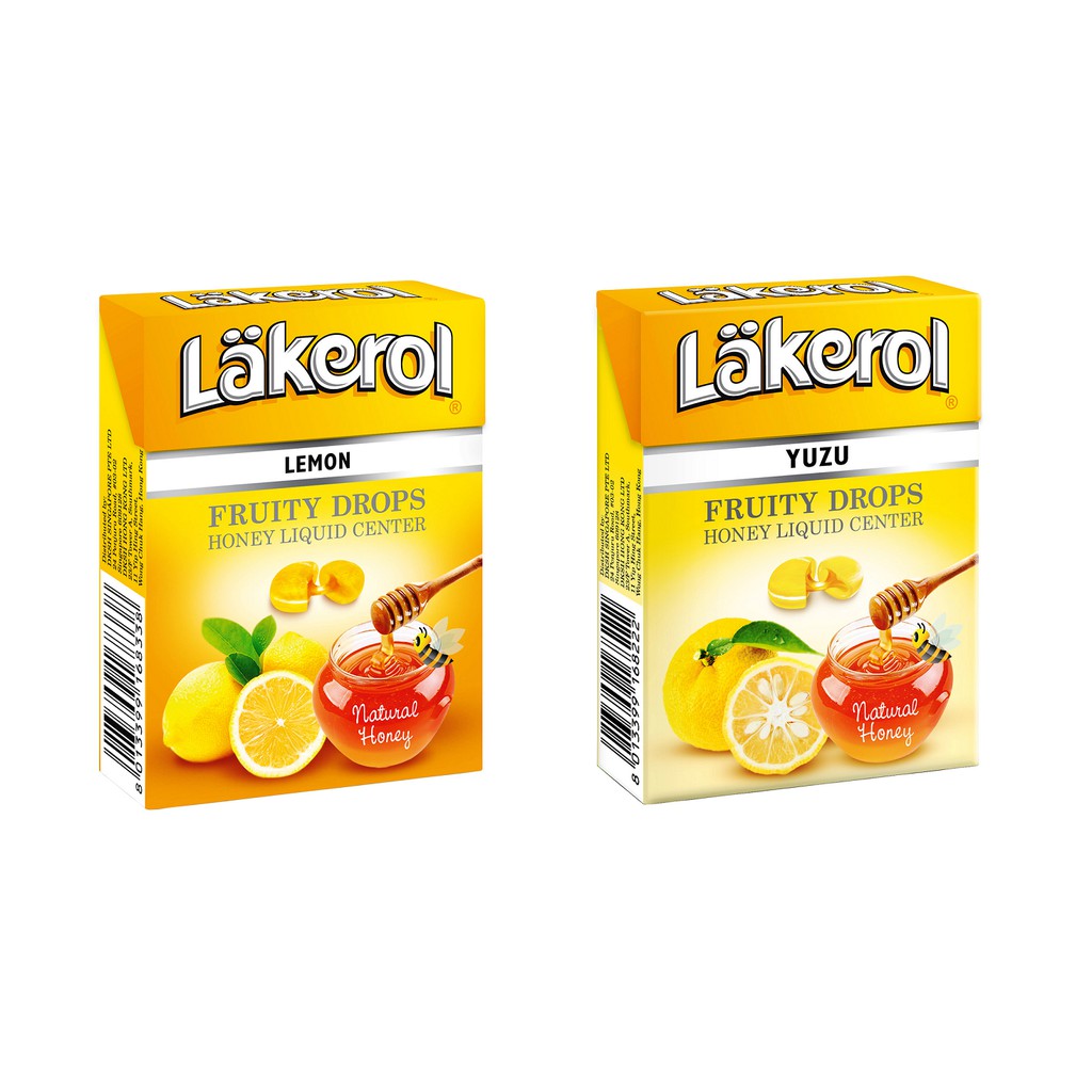 

Lakerol Fruity Drops - Lemon Yuzu with Honey 40g Made in Italy