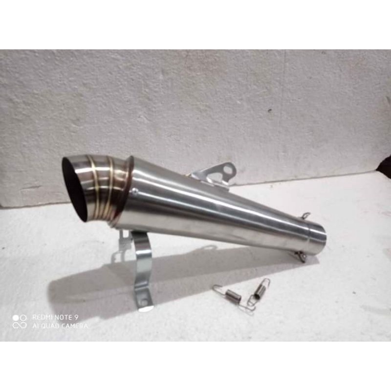 Knalpot jiksaw polos tanpa merk.suara bass gahar