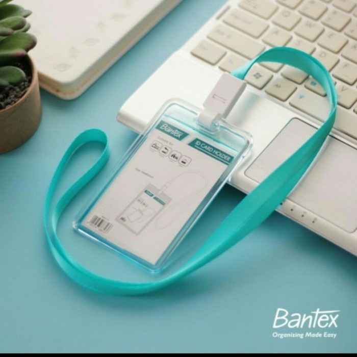 

Berkualitas Bantex Transparent Id Card Holder Lanyard Potrait - Hijau Tosca Sale!!!