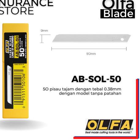 

♚ REFILL BLADE OLFA AB-SOL-50 ♀