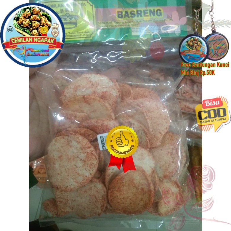 

Cemilan Keripik Basreng Pedas