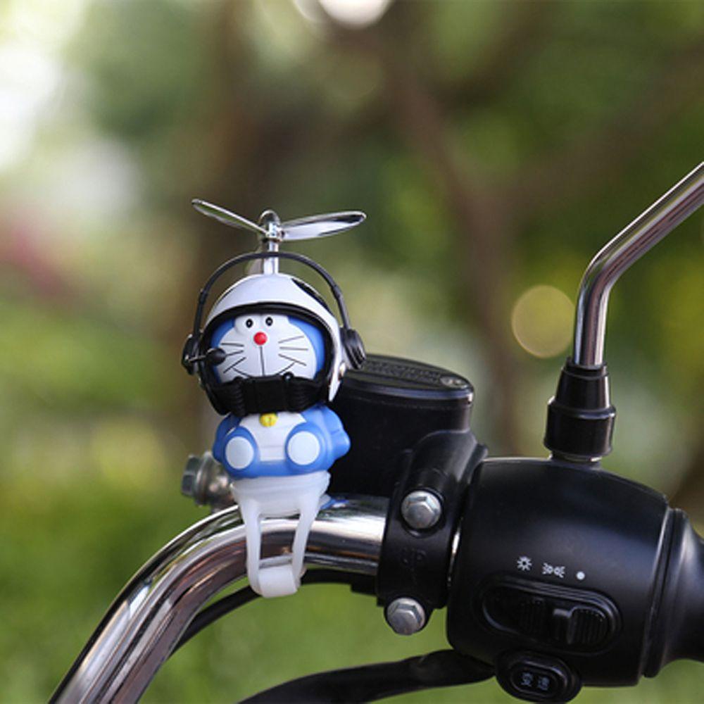 Needway Doraemon Pokon Mainan Aksesoris Sepeda Glowing Stang Sepeda Cycling Decor Bicycle Light Bike Horn Doraemon Helm Mainan