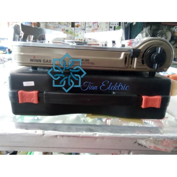 New Promo Winn Gas W3500 2In1 Kompor Gas Portable Stainless Stell