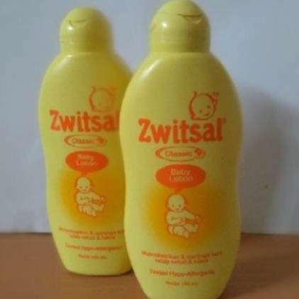 Zwitsal classic baby lotion 100ml,melembutkan  menghaluskan kulit &amp; Classic baby shampoo 100ml