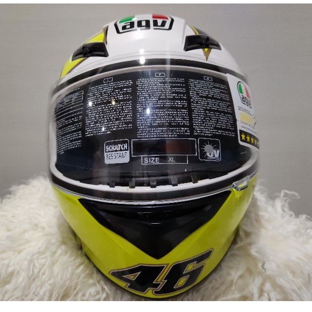 AGV K-3 GOTHIC 46 WHITE