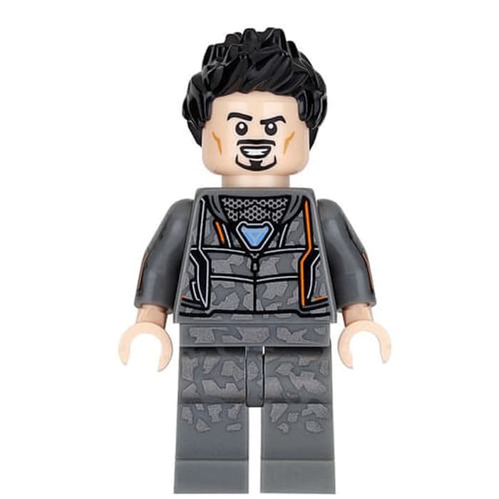 Lego Tony Stark with the Mark 50 arc reactor (5005256)