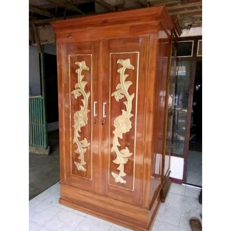 Jual Lemari Jati 2 Pintu Shopee Indonesia