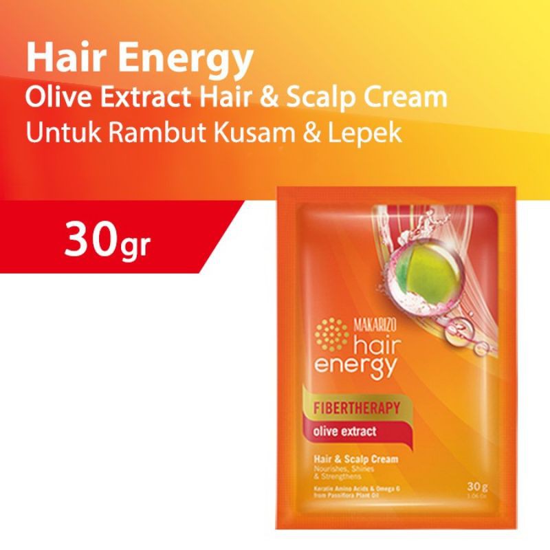 Makarizo Hair Energy Hair &amp; Scalp Creambath - Sachet