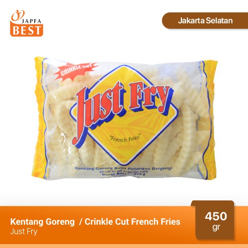 Kentang Goreng  / Crinkle Cut French Fries Just Fry 450 gr