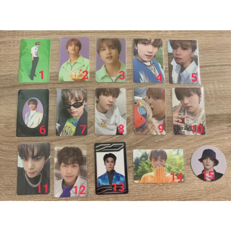 PC HAECHAN OFFICIAL AR JEWEL STICKER KONSEP PHOTOPACK BENE SG21 SMSTORE HELLO FUTURE WE GO UP YB AGE