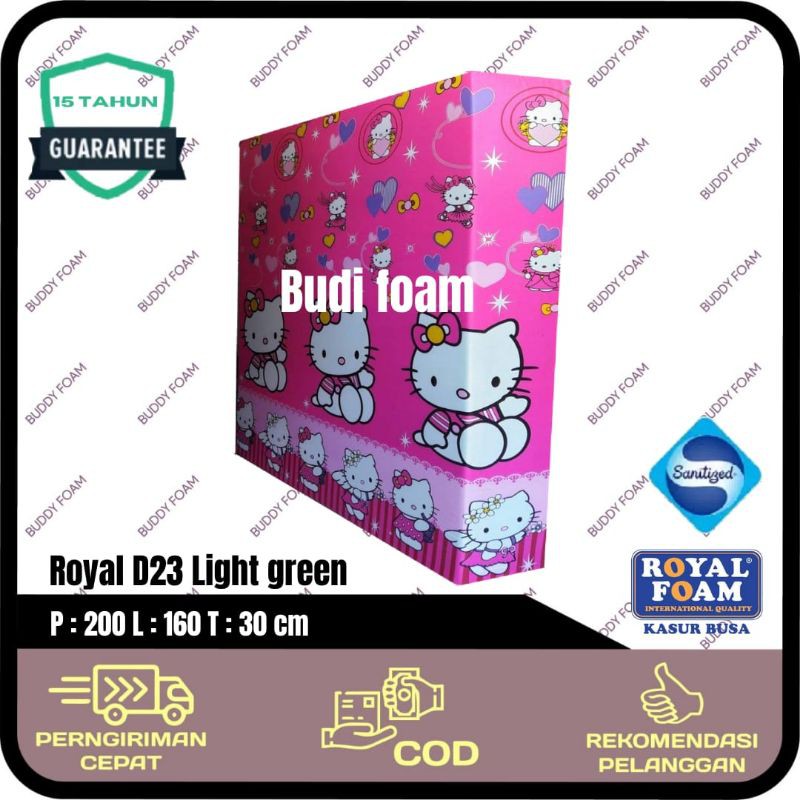 ROYAL FOAM Kasur Busa Royal no.2 size 200 x 160 x 30 cm