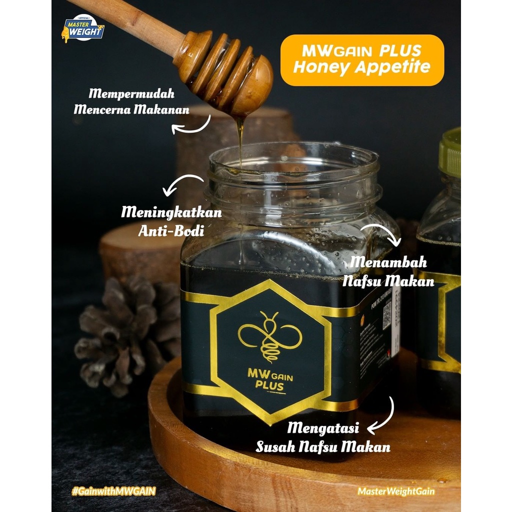 PROMO 11.11 MW GAIN PLUS - MADU PENGGEMUK BADAN HERBAL TERBAIK-1