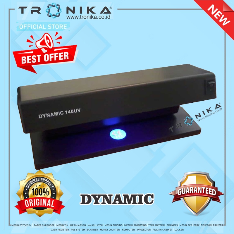 MESIN PENDETEKSI UANG PALSU | DYNAMIC 140 UV | ORIGINAL | GARANSI RESMI