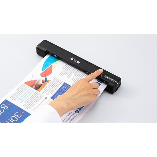 Epson WorkForce ES-60W Wi-Fi Portable Sheetfed Document Scanner / A4 Portable Sheet Fed Colour Scanner ES60W