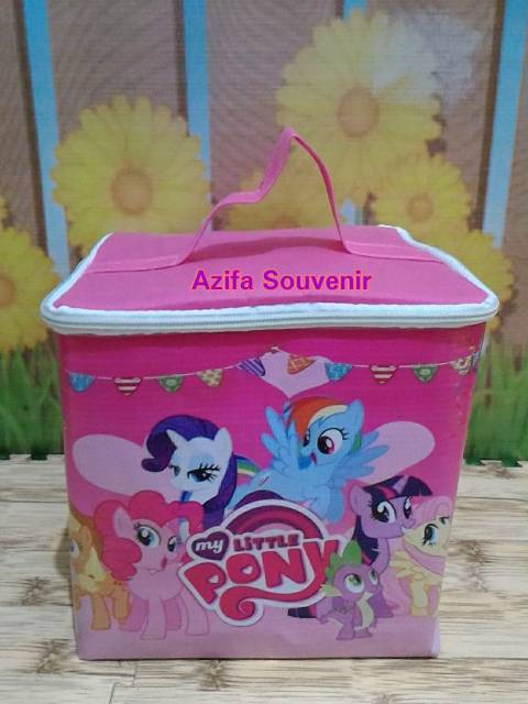 Goodie Bag Tas Souvenir Ulang Tahun / Ultah Anak TENTENG KUBUS CUSTOM-4