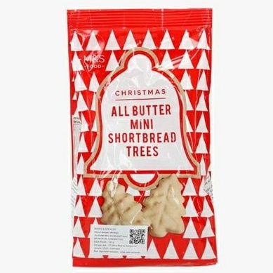 

MARKS & SPENCER Christmas All Butter Mini Shortbread Trees 100g