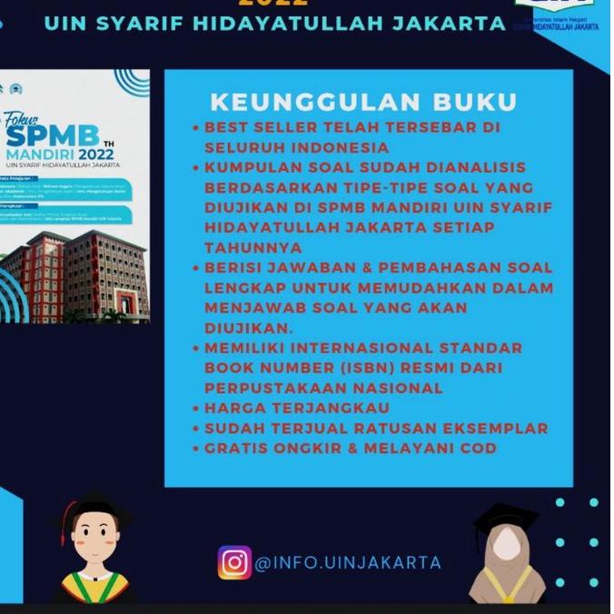 Jual Terlaris 100% Original BUKU SPMB UIN JAKARTA Edisi 2022 | Shopee ...