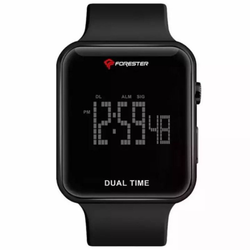 Jam Tangan Forester JTF 2013 Black - Digital Watch Forester