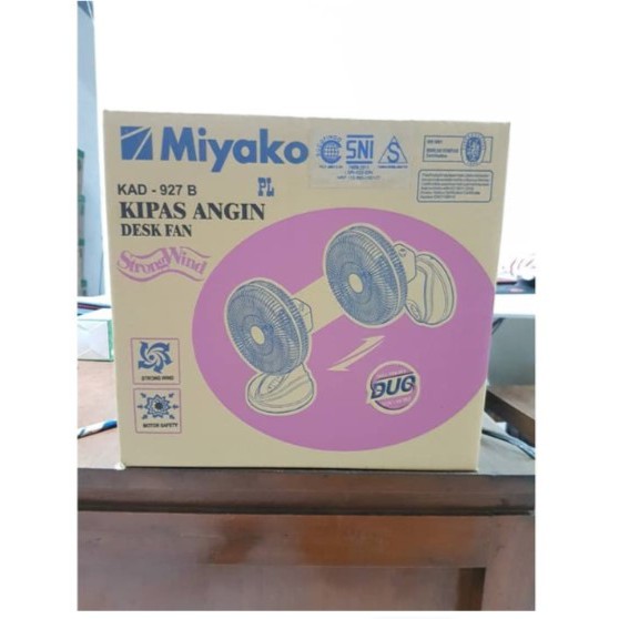 Kipas Angin Meja + Dinding 2in1 9&quot; (Desk Fan Wall Fan) Miyako KAD-927B