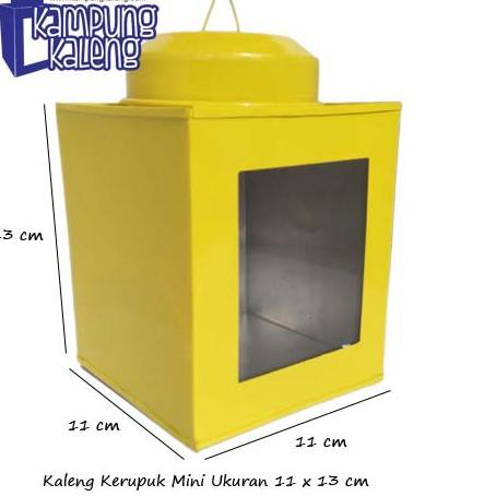 

1.1 FLASH SALE Kaleng Kerupuk Mini Ukuran 11 x 13 cm