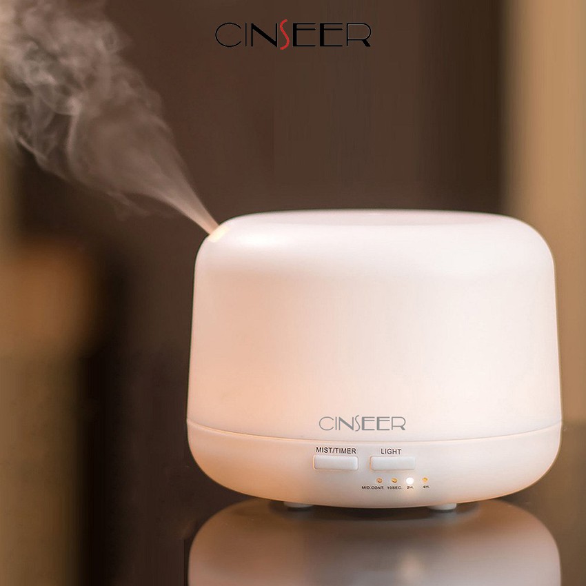 CINSEER humidifier air 300ml aromaterapi diffuser dengan remote (tidak free oil)-2