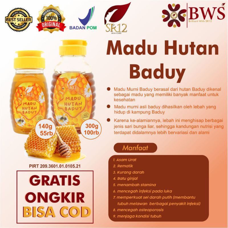 

Madu Baduy Asli SR12, Dijamin ASLI..