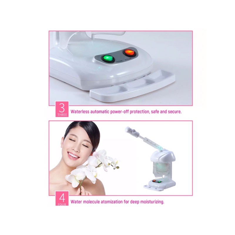 ALAT FACIAL UAP WAJAH 2in1 / STEAMER WAJAH DAN RAMBUT HOT VAPOZONE