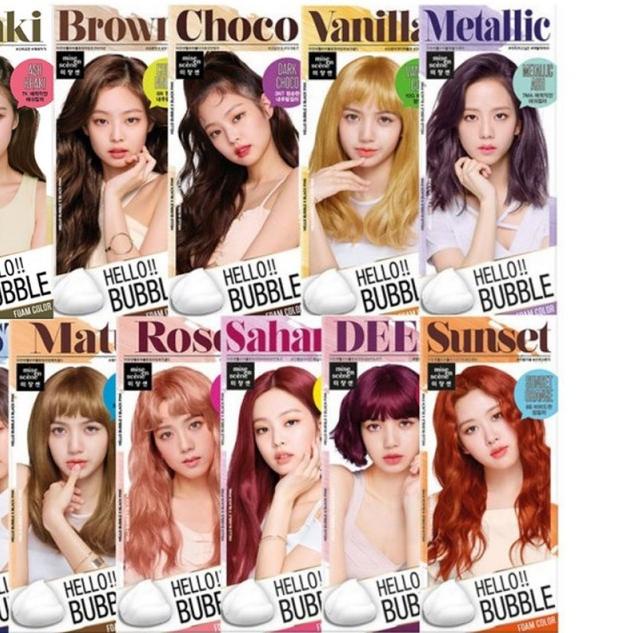 ❄ Mise En Scene Hello Bubble BlackPink Hair Coloring Pewarna Rambut ✹