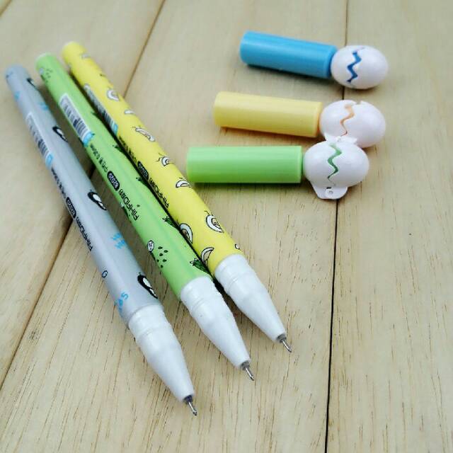 

Pulpen Gel Telur 0.35mm