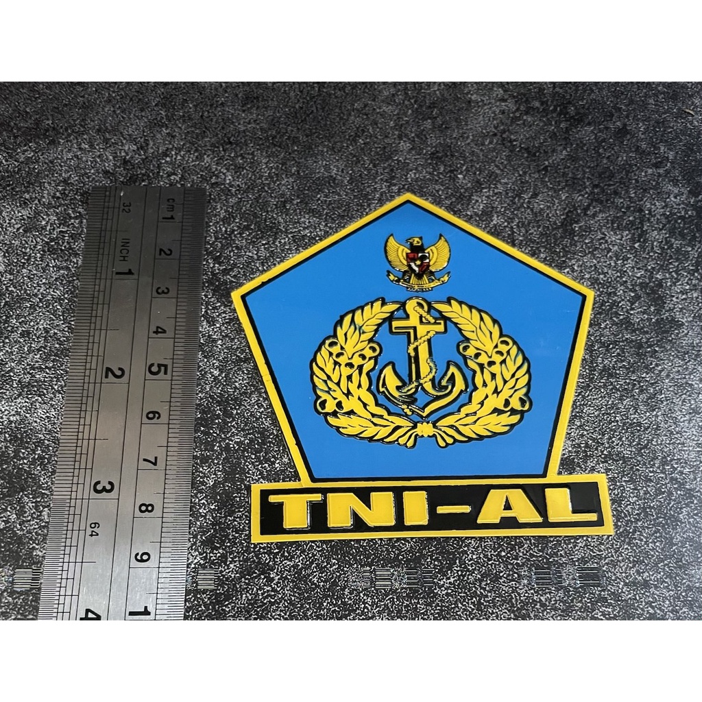 Sticker TNI AL (Logo) -  Stiker TNI Angkatan Laut - Sticker Mobil - Stiker Biasa