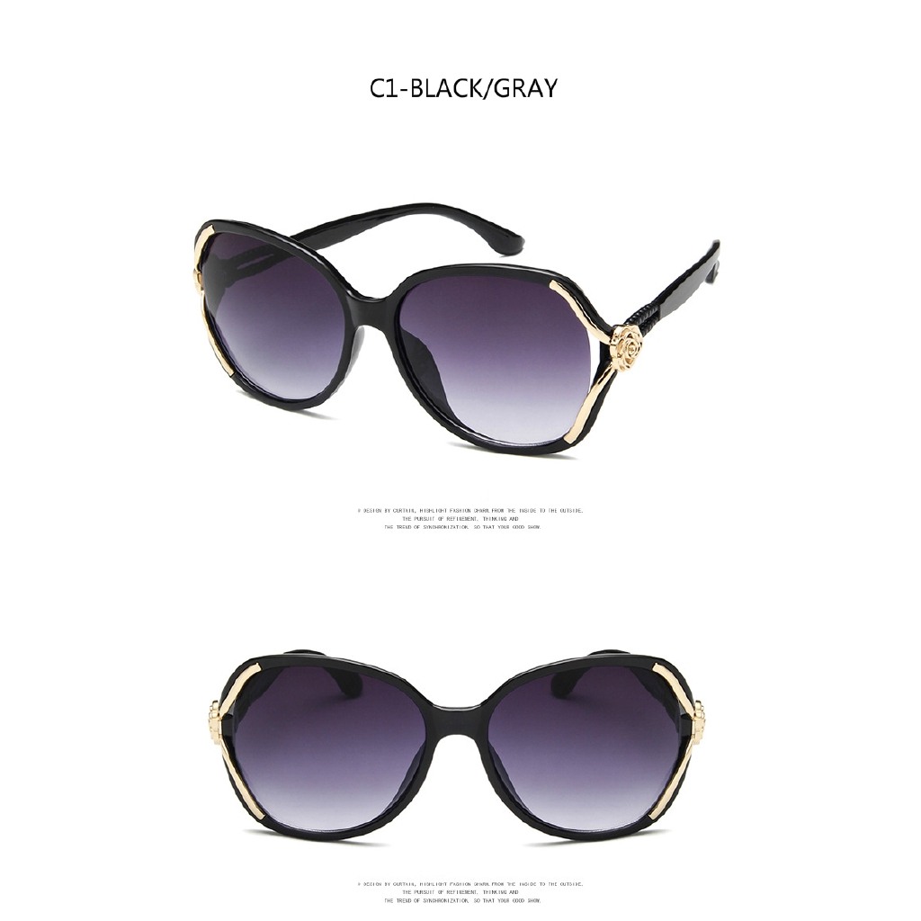 New European and American fashion personality versatile big frame sunglasses