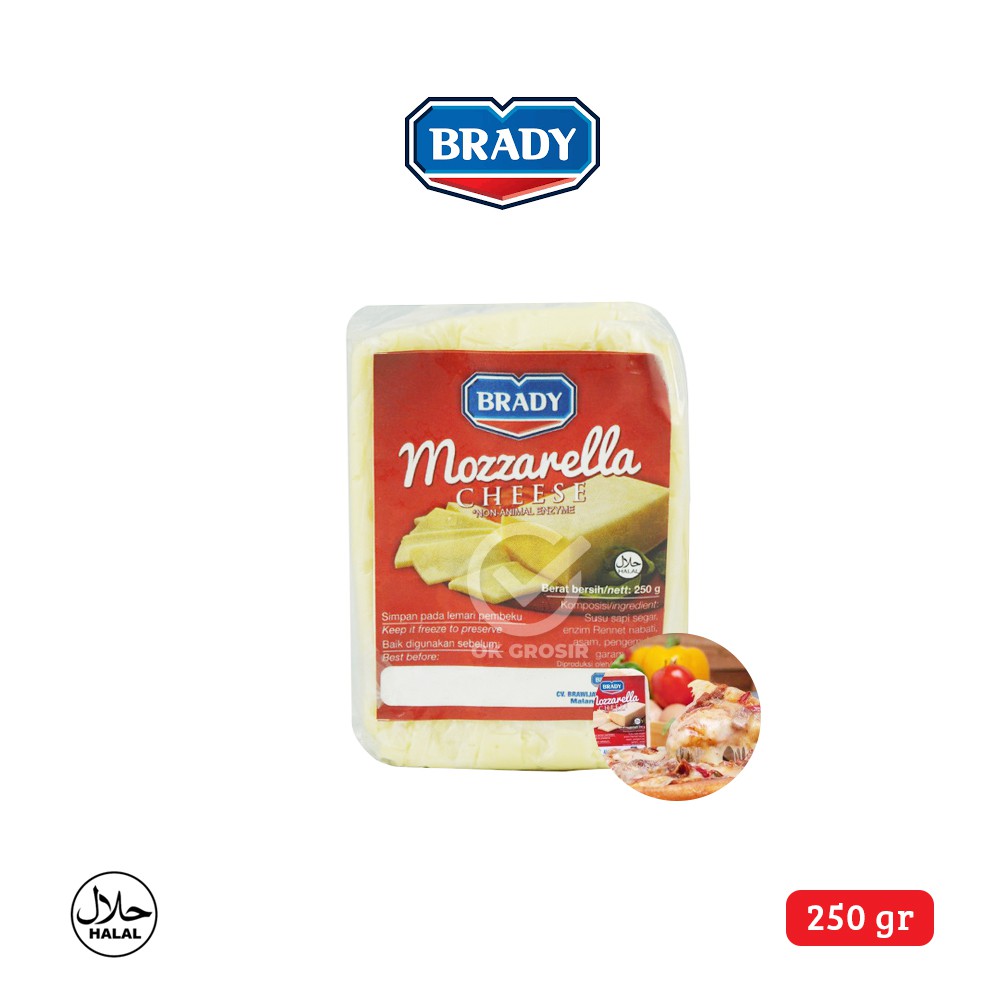 

Brady Keju Mozzarella/ Mozarella Cheese (225 gr)