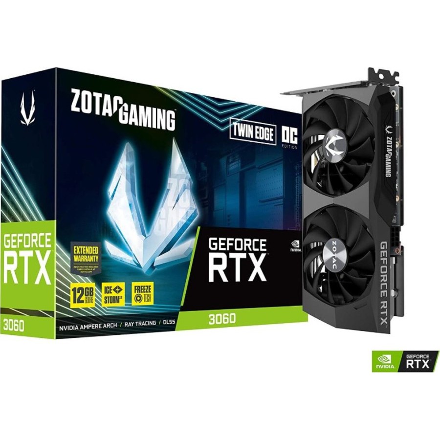 ZOTAC RTX3060 TWIN EDGE 12GB DDR6 3060 RTX DDR6