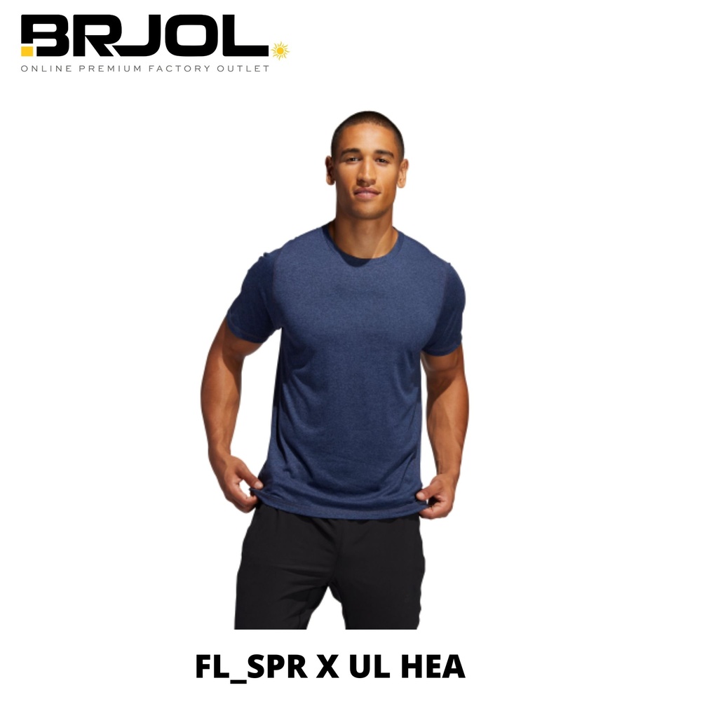 KAOS PRIA LENGAN PENDEK ORIGINAL ADIDAS FLSPR X UL HEA FL4617 BIRU