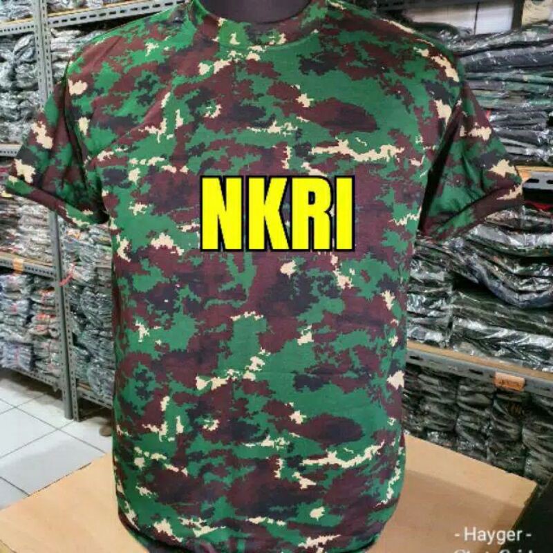 BP kaos loreng lengan pendek nkri