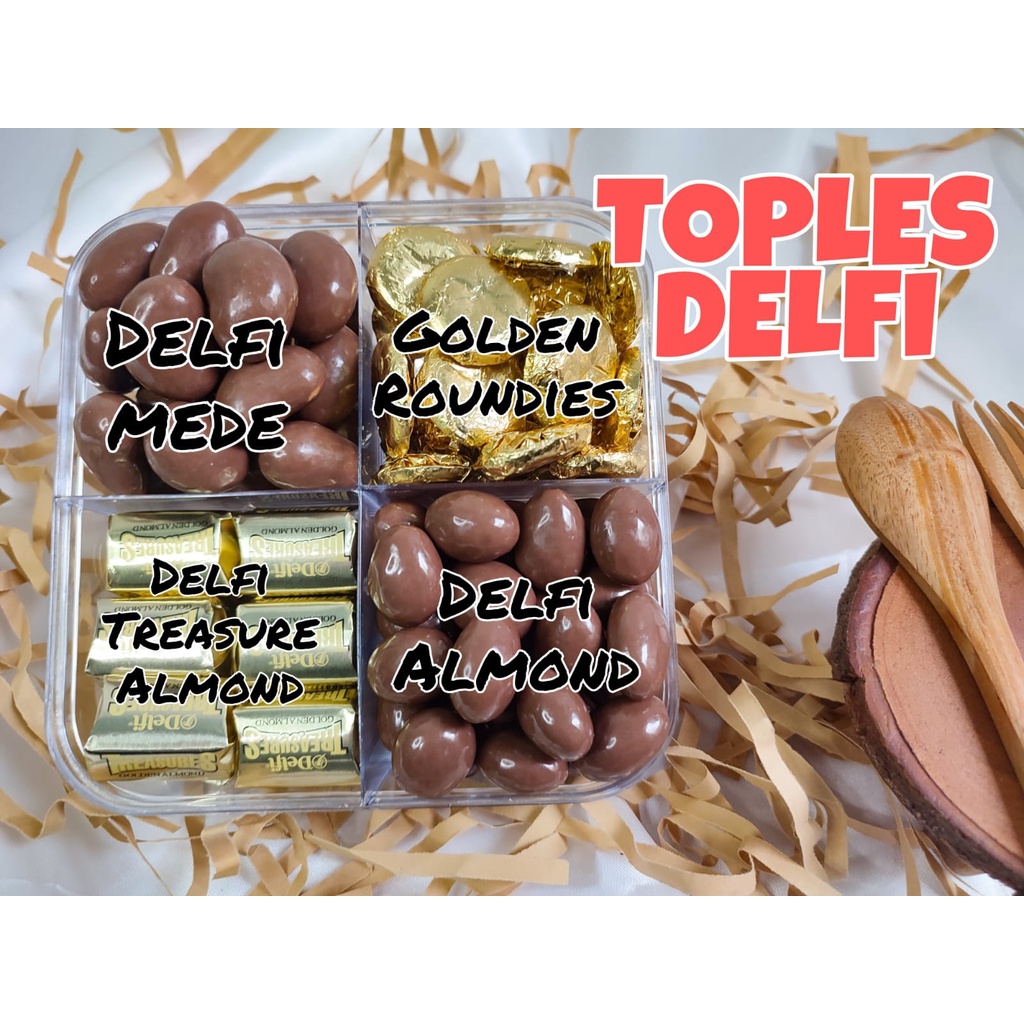 

Paket Coklat Delfi Sekat 4/Paket Lebaran/Cokelat Lebaran Murah/Hamperes Lebaran Toples Delfi