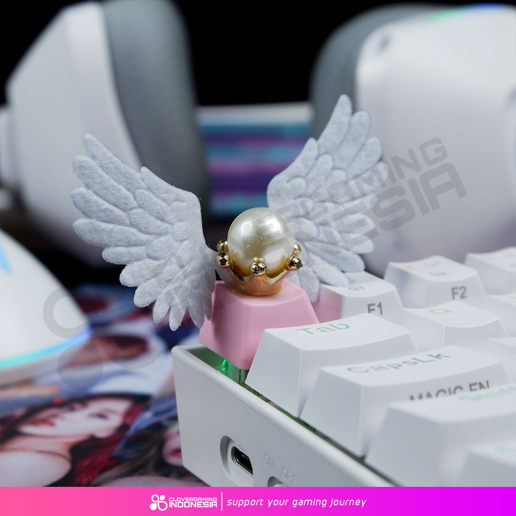 Keycaps Sailor Moon Kelendle Personalized Angel Wings - Keyboard