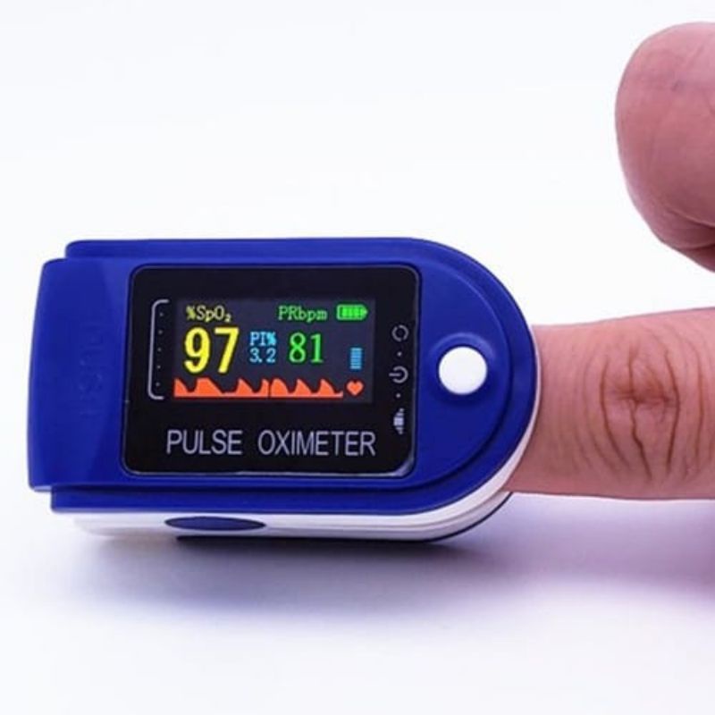 Pulse oximeter oxymeter baca jantung dan nafas sesak napas masa omicron