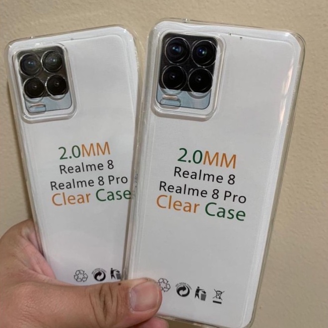 SOFTCASE CLEAR HD PREMIUM REALME 8 4G / REALME 8 PRO - FA