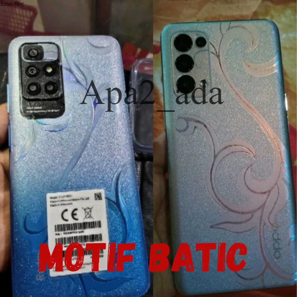 MOTIF BATIK Skin Garskin Screen Guard  Xiaomi Poco M3 M3 Pro 5G Poco X3 NFC Pro GT Poco F2 Pro Poco 