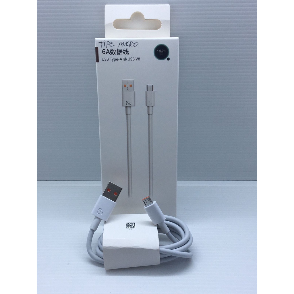 Kabel USB Type C 6A 66W Data Charger Fast Quick Charging / kabel data usb mirco / tipe c / kabel data fast charging