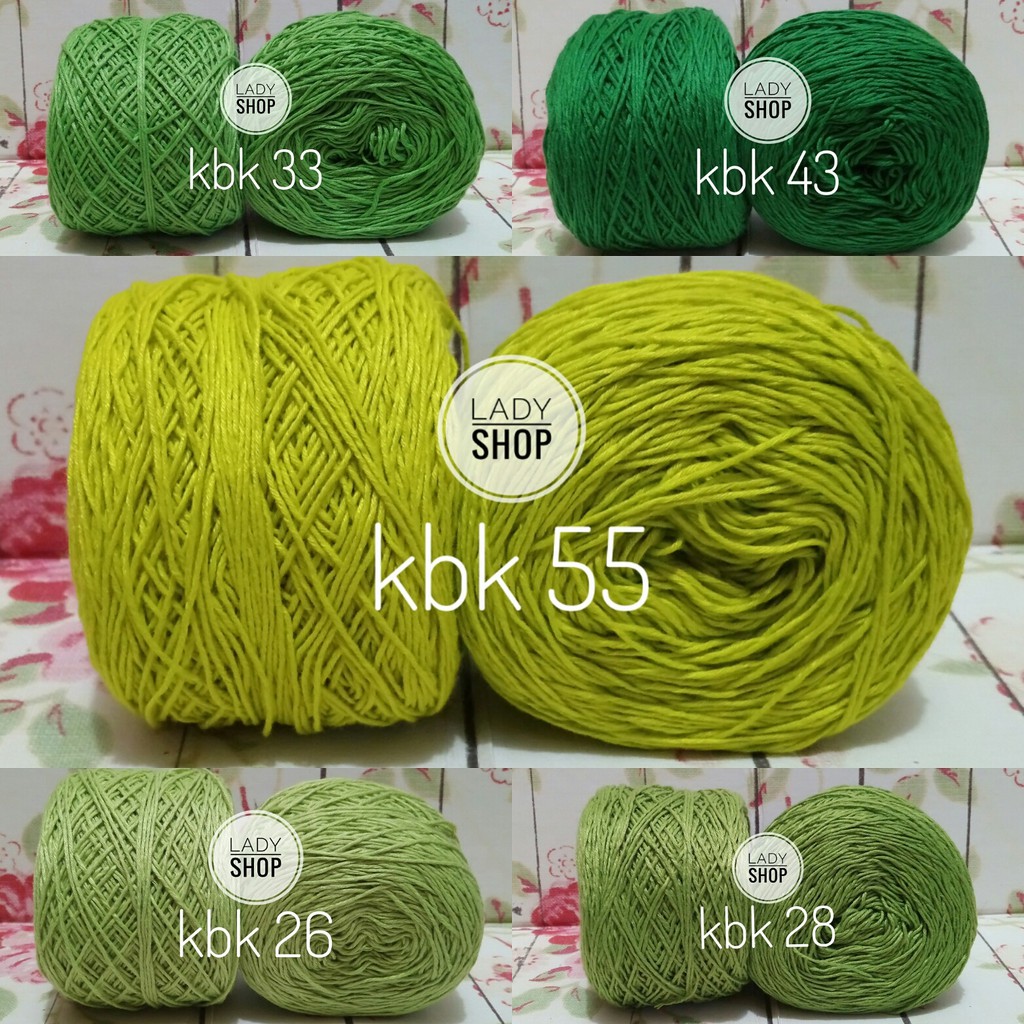 ( VAR 3 )BENANG RAJUT KATUN BALI SMALL PLY