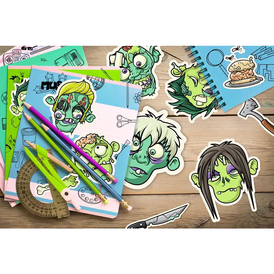 Zombie Avatar Builder - Vector Designs