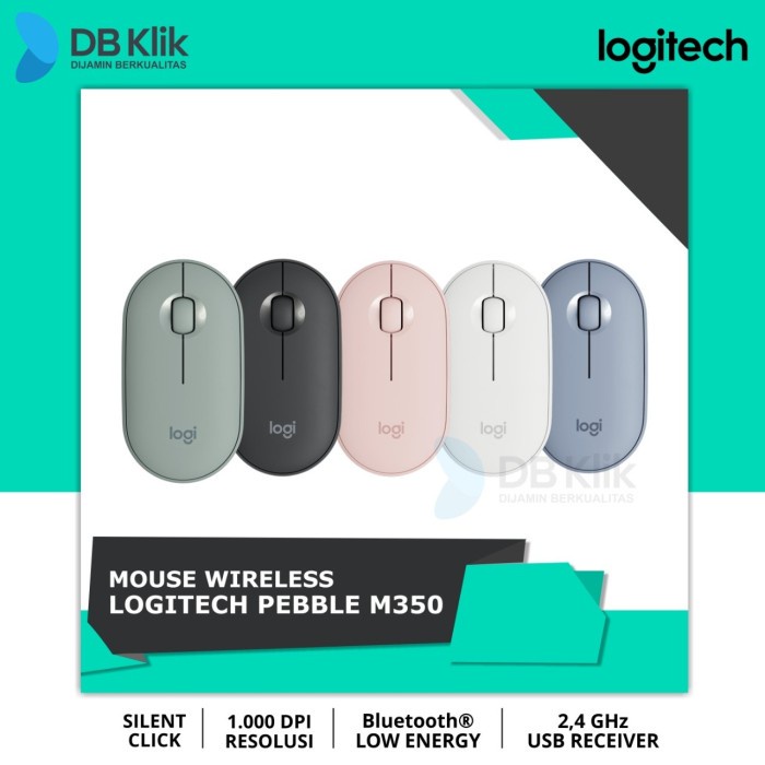 Mouse Wireless Logitech Pebble M350