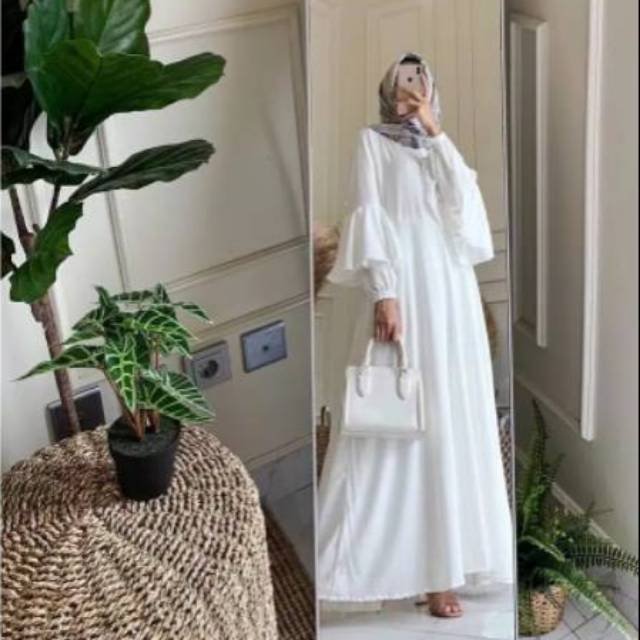 YOKA MAXI DRESS | MELINDA MAXI DRESS | GAMIS LENGAN TEROMPET