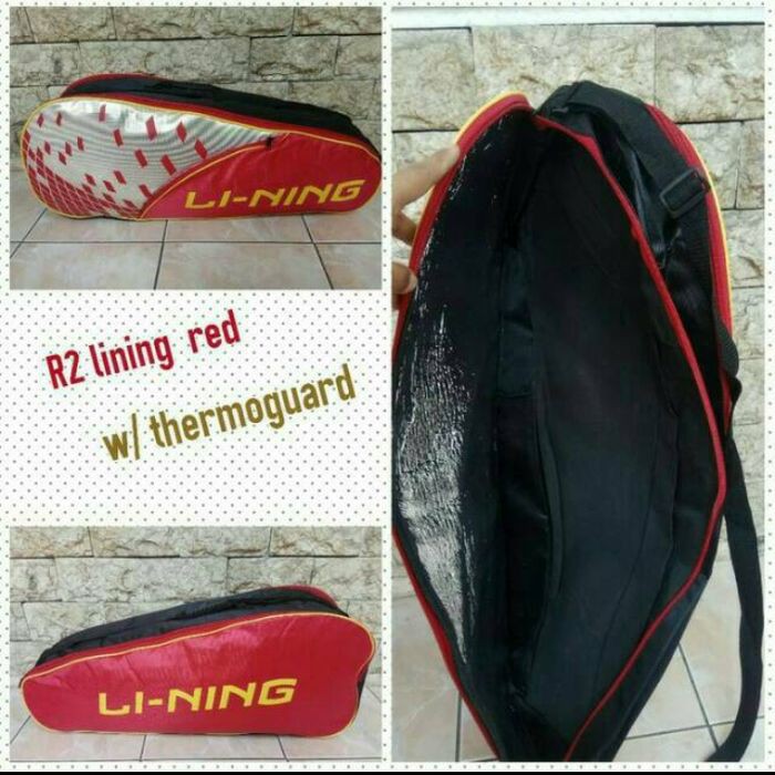 Unik Tas raket badminton lining ori terbaik