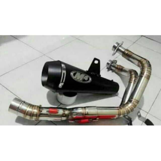 Knalpot replika m4 buat ninja250fi